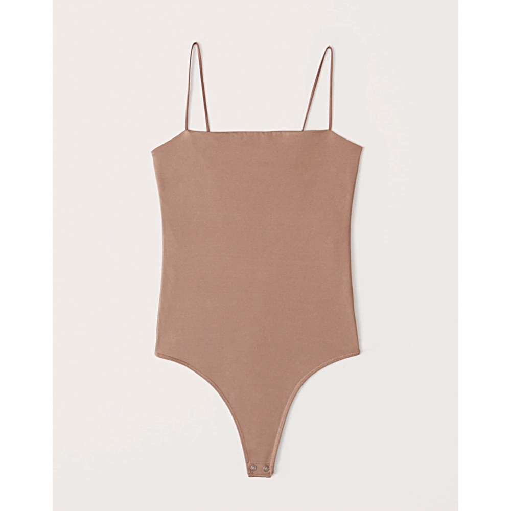 A&F NWT Seamless Satin Cami Bodysuit